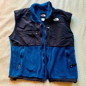 90’s VTG | RARE ITEM | NORTH FACE FLEECE VEST | DEEP NAVY BLUE LIGHTWEIGHT